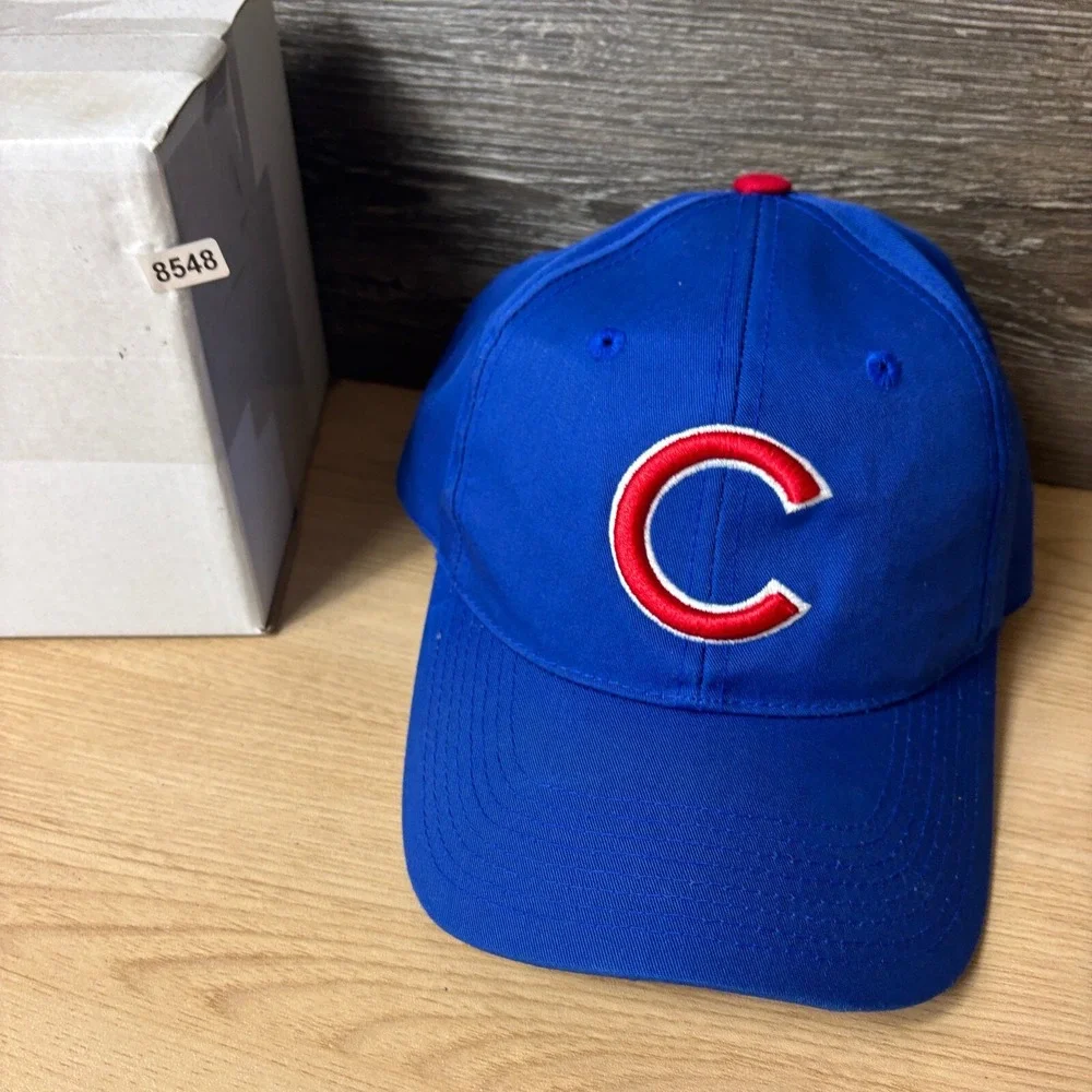Vintage Chicago Cubs Hat‎ Cap Snap Back S/M Blue MLB Baseball Outdoor Cap